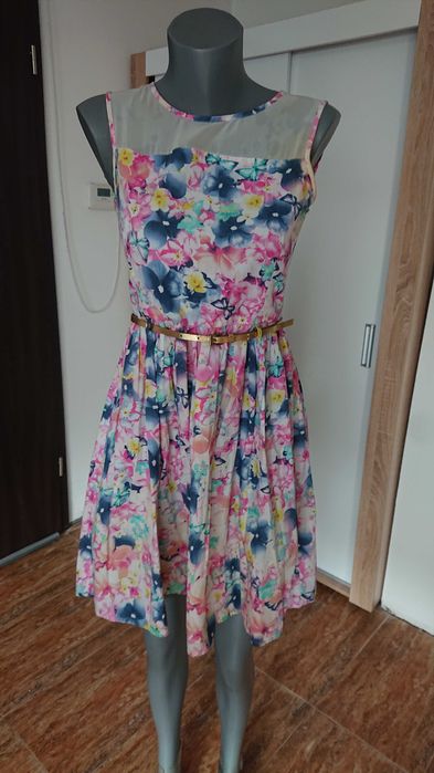 HM рокли цветя памучни