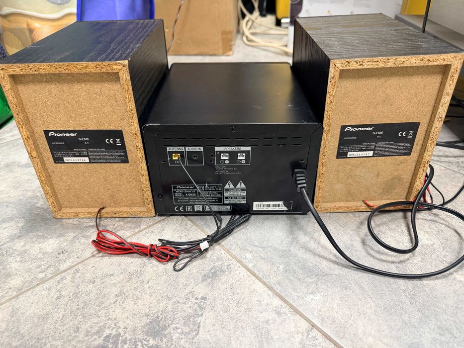 Аудио система Pioneer X-EM26(B) Micro HiFi, Bluetooth, CD, FM, USB, Черна