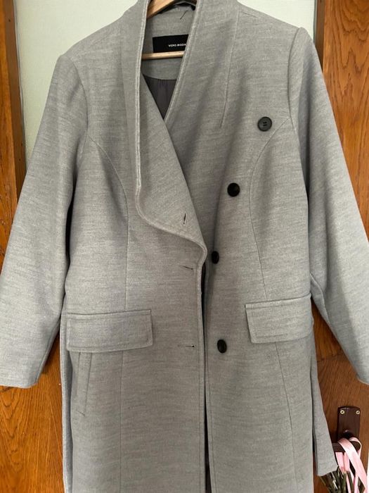 Pardesiu  damă casual drăguț.