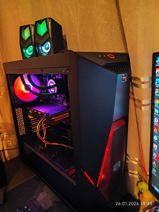 Геймърски Ryzen 7 8700F, RX 7600 8GB, RAM 16GB DDR5, SSD 1TB NVME