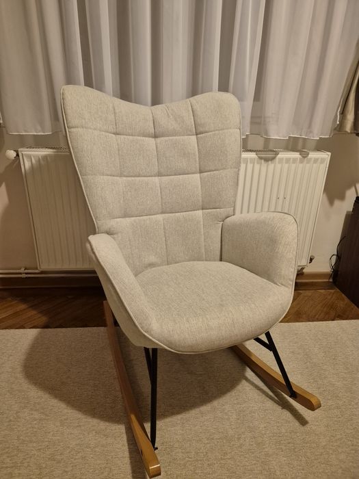 Scaun balansoar tapițat