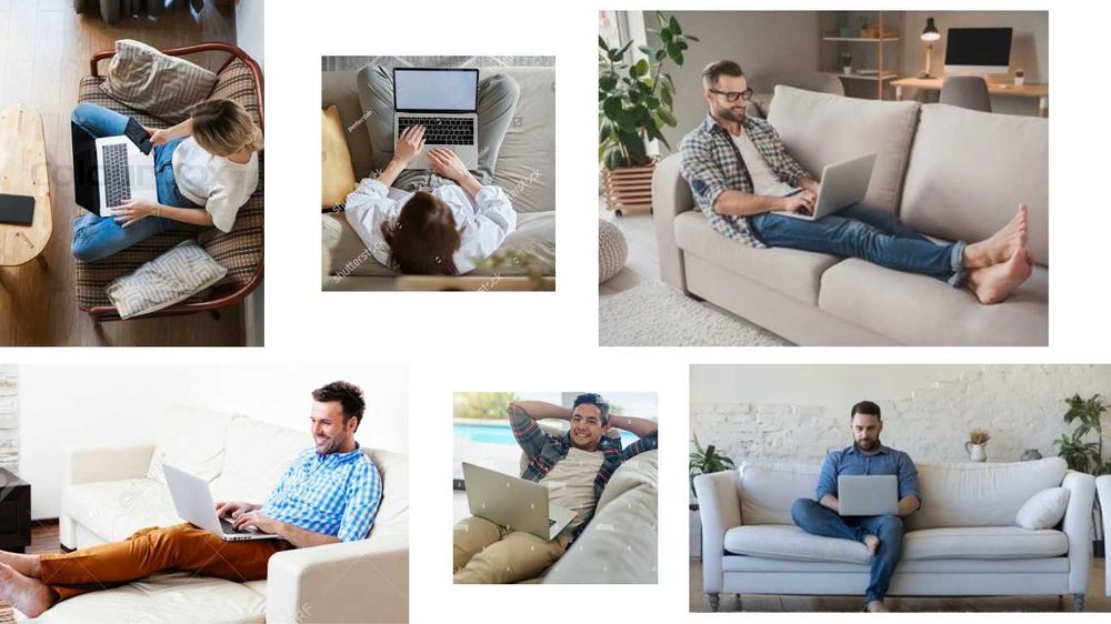 Поставка за Лаптоп за Комфортна Работа на Диван Легло в Дома