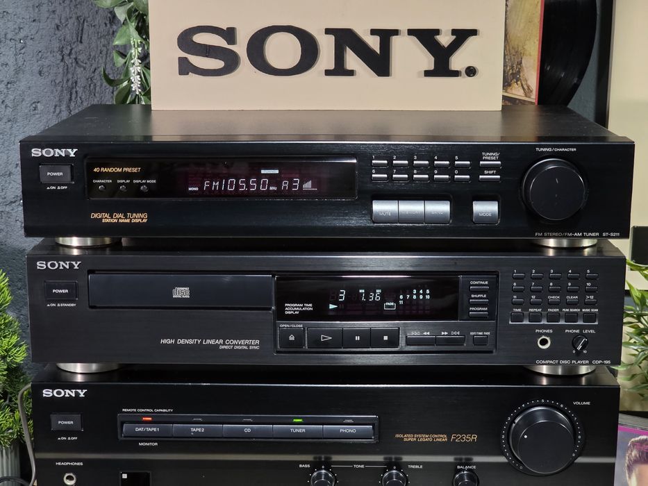 Linie audio SONY ,amplificator, deck,cd-player, tuner,hifi