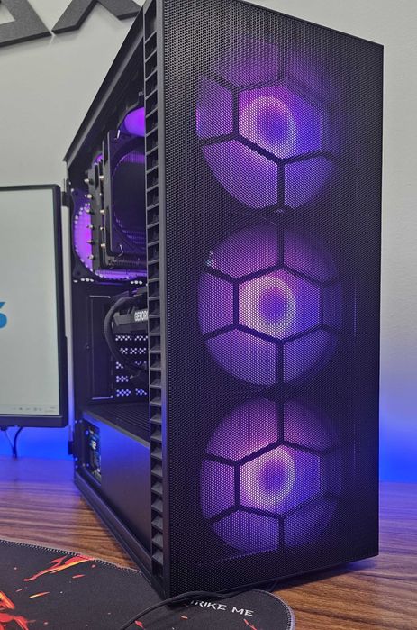 Чисто нов! RTX 5080, Ryzen 7 9800X3D, 32 GB RAM Геймърски компютър