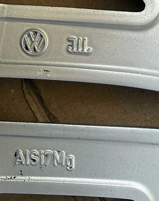 Set 4 roti complete: Jante 5x112 VW originale 16 " + 205 55 16 VARA 2025 Golf 5/6/7 Passat Touran Audi Skoda Seat