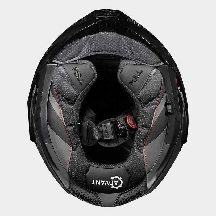 Нова Карбонова Модуларна Отваряема Мото Каска LS2 FF901 Advant X Carbon Solid - ECE 22.06, L и XL Размер