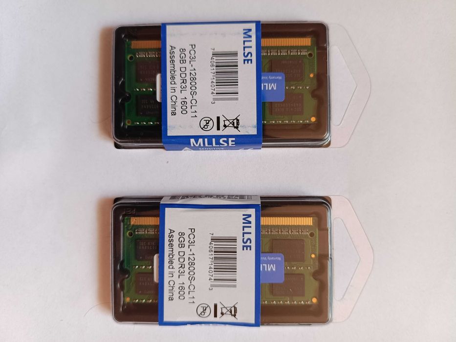 Memorie RAM Laptop SODIMM MLLSE DDR3L 1x8GB, 1600MHz - NOU / SIGILAT