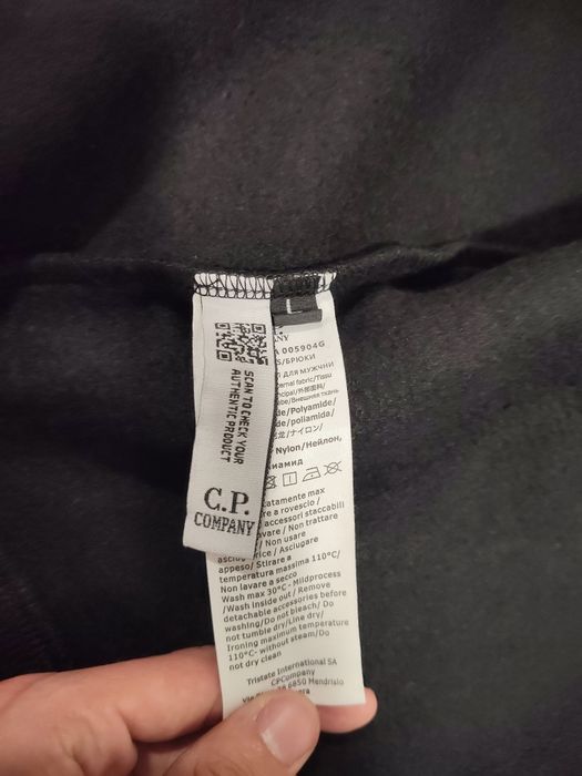 Hanorac CP Company Goggle Hoodie Full Zip Negru