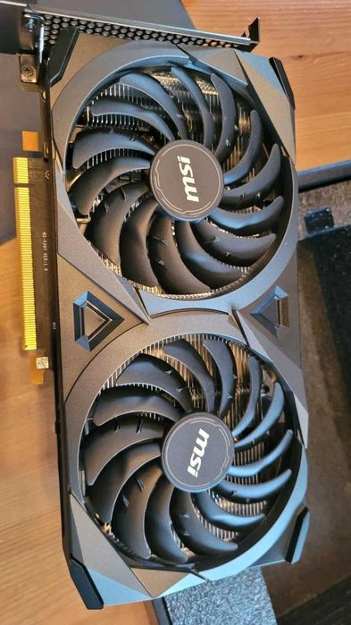 Placa video MSI RTX 3060 Ti Ventus 2X OC LHR 8GB GDDR6 - sigiliu, curata, stare buna