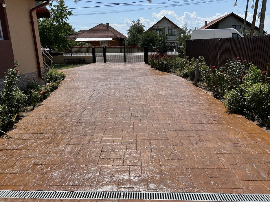 Beton amprentat si vertical