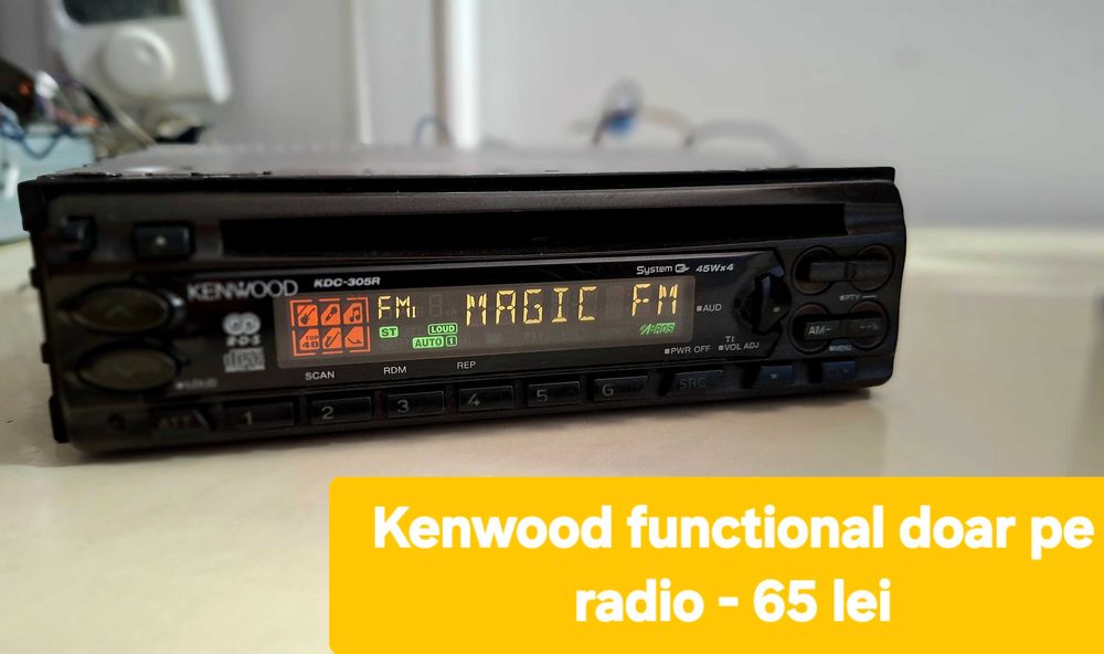 Radio cu USB JVC KD-X30, Pioneer 1500, 1600, 100ubb, 2400ub