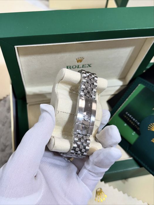 rolex datejust black dial 36,mm lady