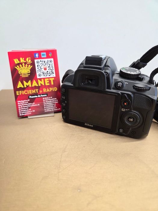 Nikon D3100 + obiectiv 18-55mm Amanet BKG