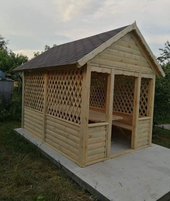 Terase din lemn -foișoare la comanda -pergole modele moderne -leagăne