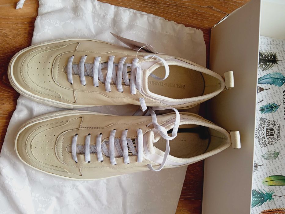 Нови Melvin & Hamilton N42 естествена кожа сникърси