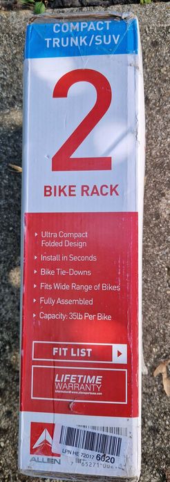 Suport de biciclete ALLEN Compact Trunk/SUV