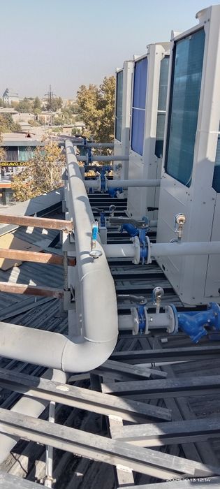 Чиллер ва котёл ишлари