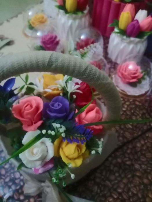 Juda chiroyli sovun gullar.