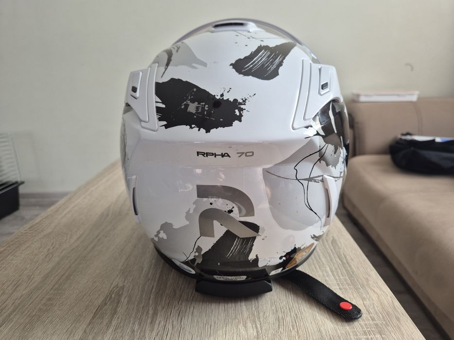 HJC RPHA 70 каска + Cardo Packtalk Slim JBL интерком – като нова