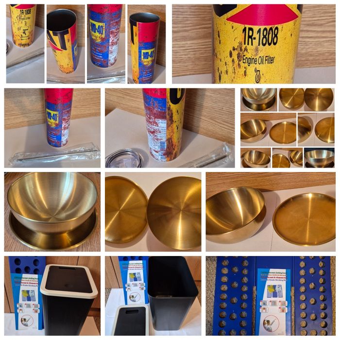 Farfurie/ bol inox auriu+diverse absolut noi