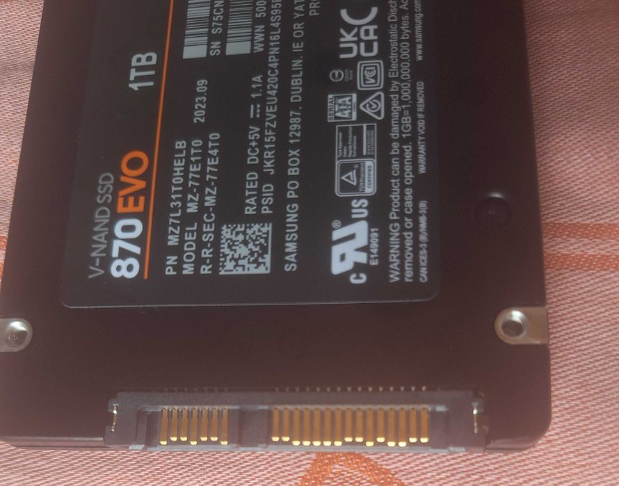 SSD Samsung 870 SATA 1TB