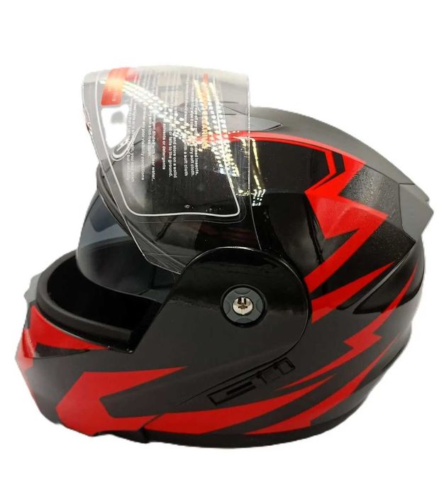 Модуларна отваряема каска с очила за мотор скутер