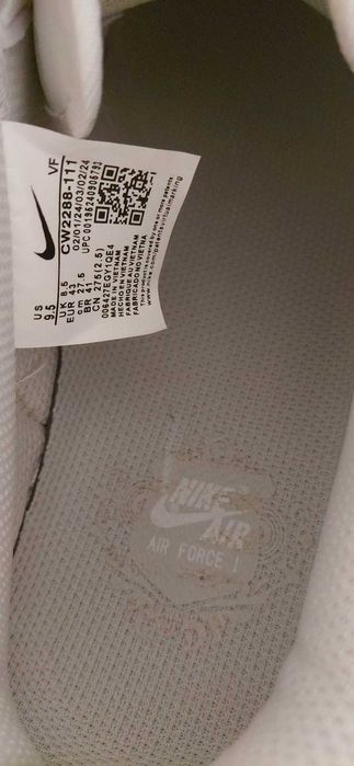 Nike Air Force 1 AF1 Low Triple White *Premium Quality*