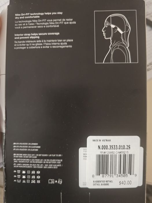 100% Оригинал Hijab Nike Pro 2.0