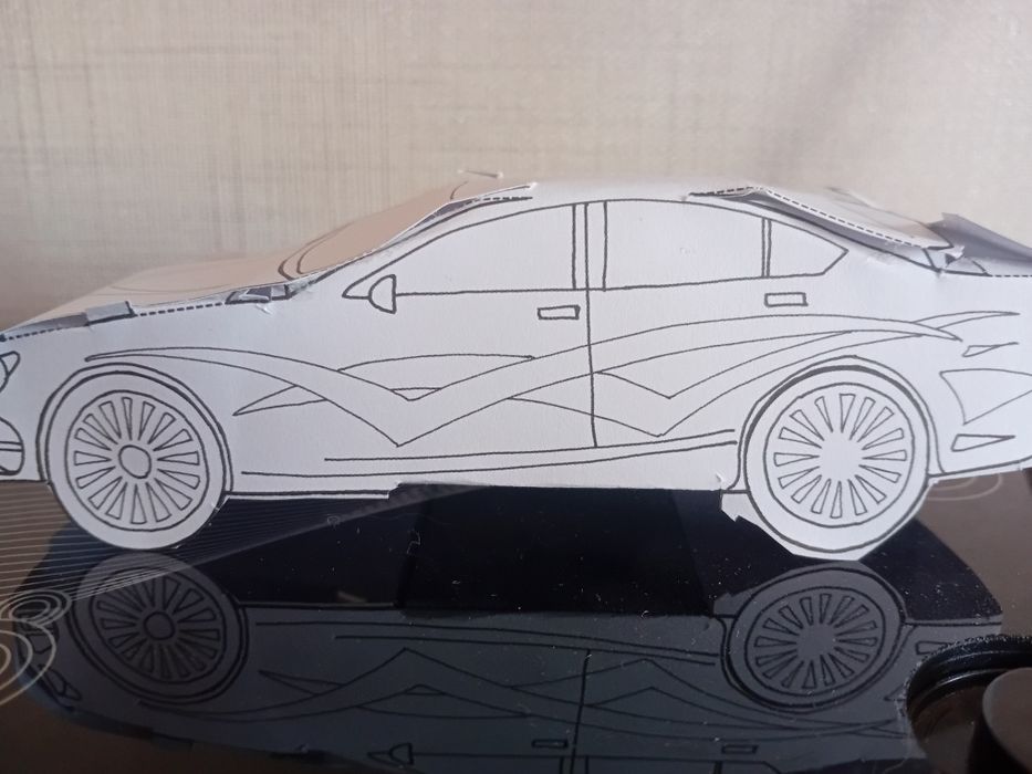 Машина  декорация