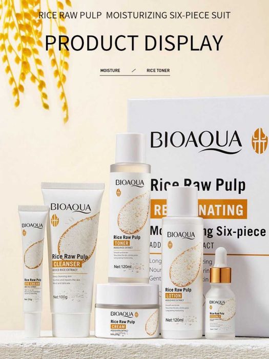 Yuzni parvarish qilish to'plami Bioaqua va Vitamin C, Bioaqua nabor