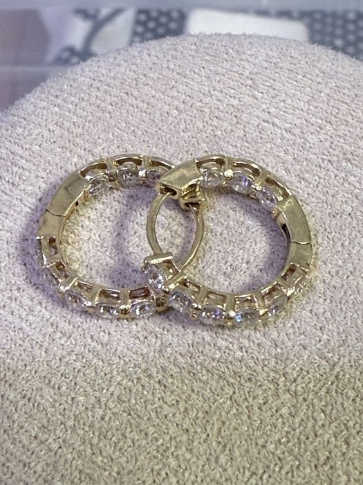 Серьги Sokolov 585 пробы с бриллиантами