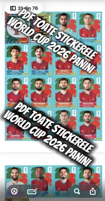 PDF colectia Panini World Cup 2026