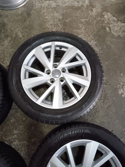 Jante 17 5x112 ET45 Golf Passat Octavia + 215/55 R17 iarna