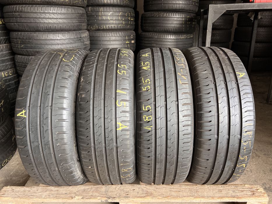 4 anvelope vara 185/55/15 , Continental , 6.9 mm