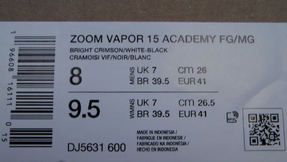 Ghete fotbal crampoane NOI Nike Zoom Vapor 15 marimea 41