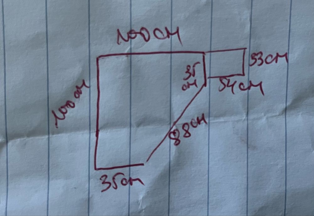 Ъглов двукрилен гардероб с етажерка