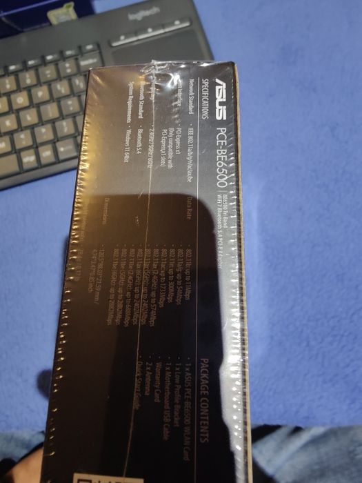 Wifi 7 adaptor Pci-e cu Bluetooth, Nou-Sigilat5.4
