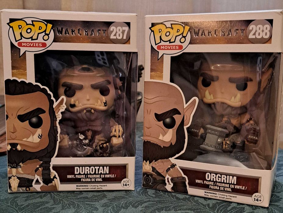 World of Warcraft Funko Pop - Durotan & Orgrim (movie versions)