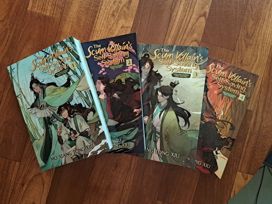 The Scum Villian's Self Saving System vol. 1, 2, 3, 4