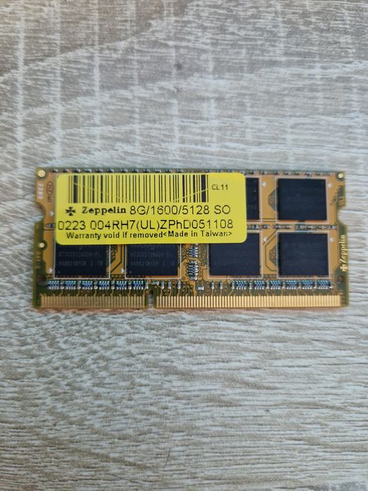 Memorie RAM Zeppelin DDR3 8G / 1600