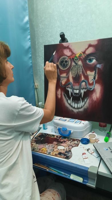 Картина маслом на холсте