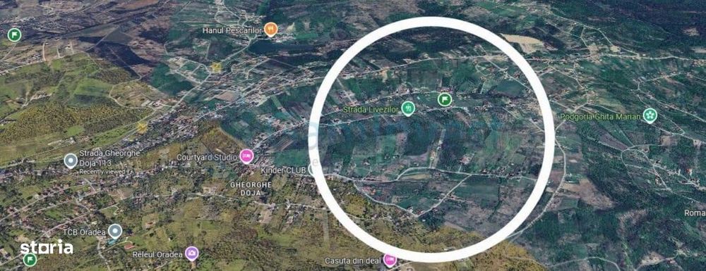 Teren intravlian pentru constructii, Gheorghe Doja, Oradea,Bihor,V4529