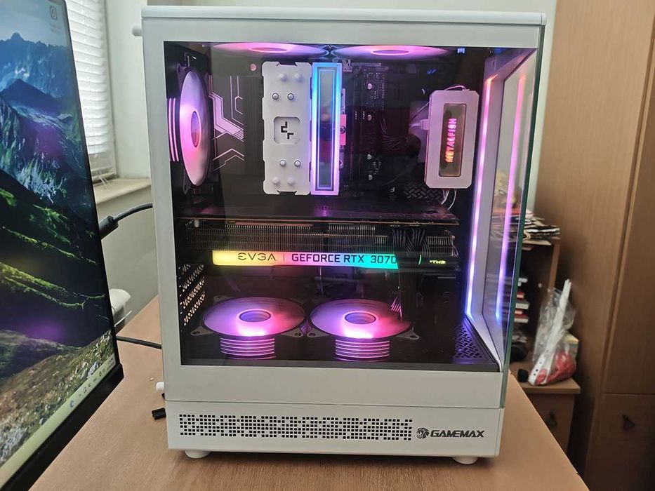 Геймърски компютър, Ryzen 7500F, Rtx 3070, 32gb DDR5, 1tb Nvme