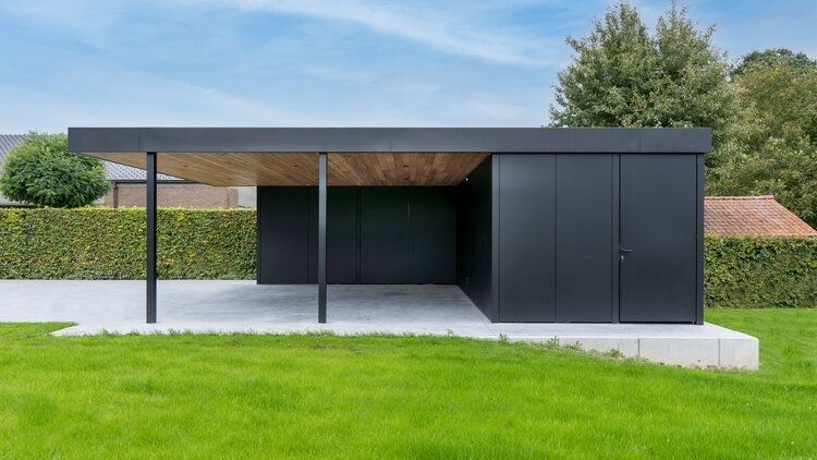 Беседка со складом Изготовление