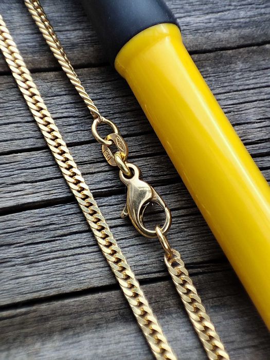 Lantisor lant aur retro 18k pentru ou Faberge pandantiv