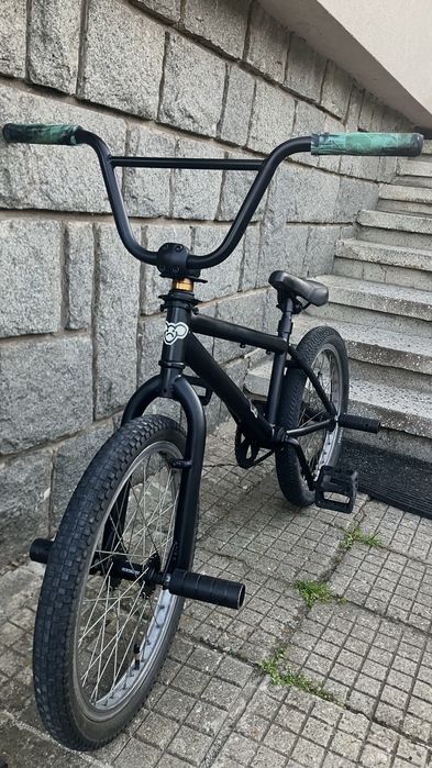 BMX 20” Custom black matte/ детски велосипед - стегнат, готов за каране