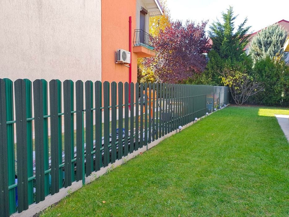 Garduri si porti stil jaluzea sipca metalica tabla cutata