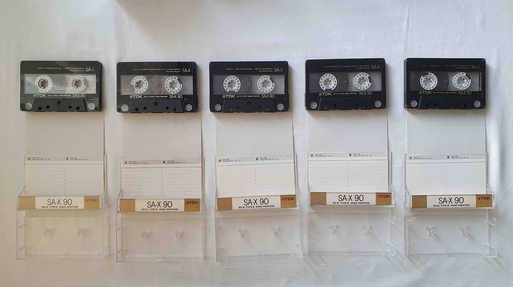 Аудио касети TDK SA-X90, TDK SA-X60, TDK SA-X100