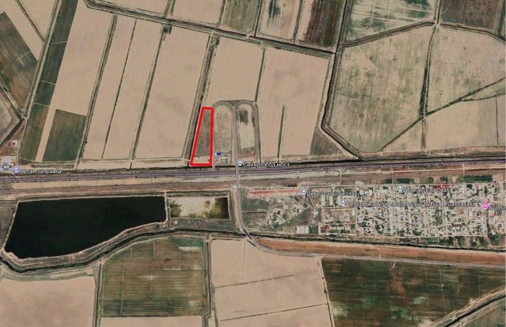 Участок вдоль трассы М34 — 80 соток + 1,7 га