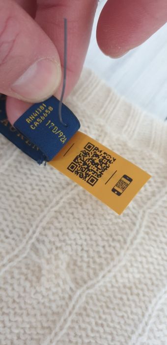 POLO Ralph Lauren Cable Wool / Cashmere Knit S НОВО ОРИГИНАЛ Mъжки  Пу